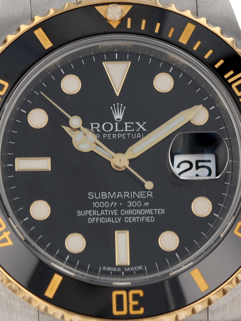 41006: Rolex Submariner 40, Ref. 116613LN, Box and 2013 Card