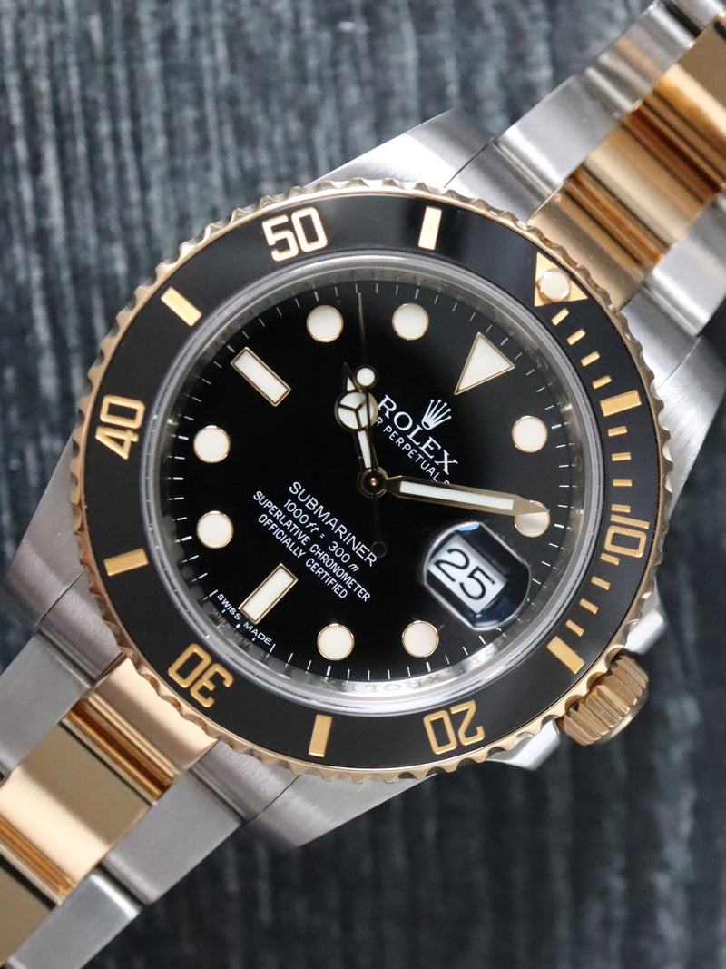 41006: Rolex Submariner 40, Ref. 116613LN, Box and 2013 Card