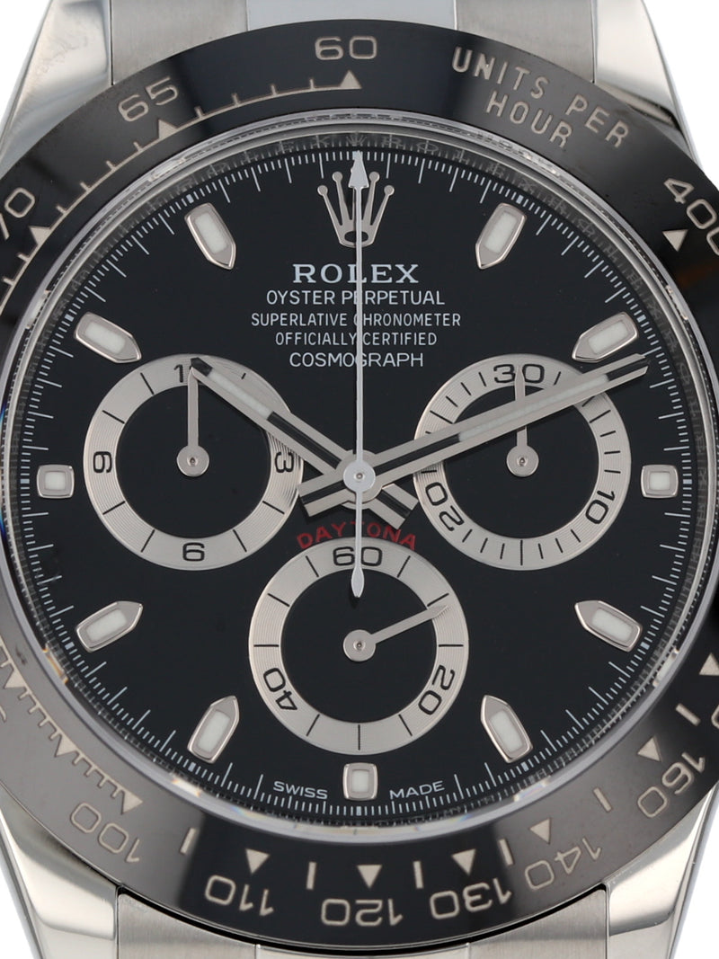 41010: Rolex Daytona, Ref. 116500LN, Full Set 2019 + 2024 CPO Card