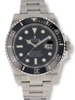 41011: Rolex Submariner 40, Ref. 116610LN, Box and 2016 Card with 2025 Service Card