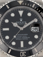 41011: Rolex Submariner 40, Ref. 116610LN, Box and 2016 Card with 2025 Service Card