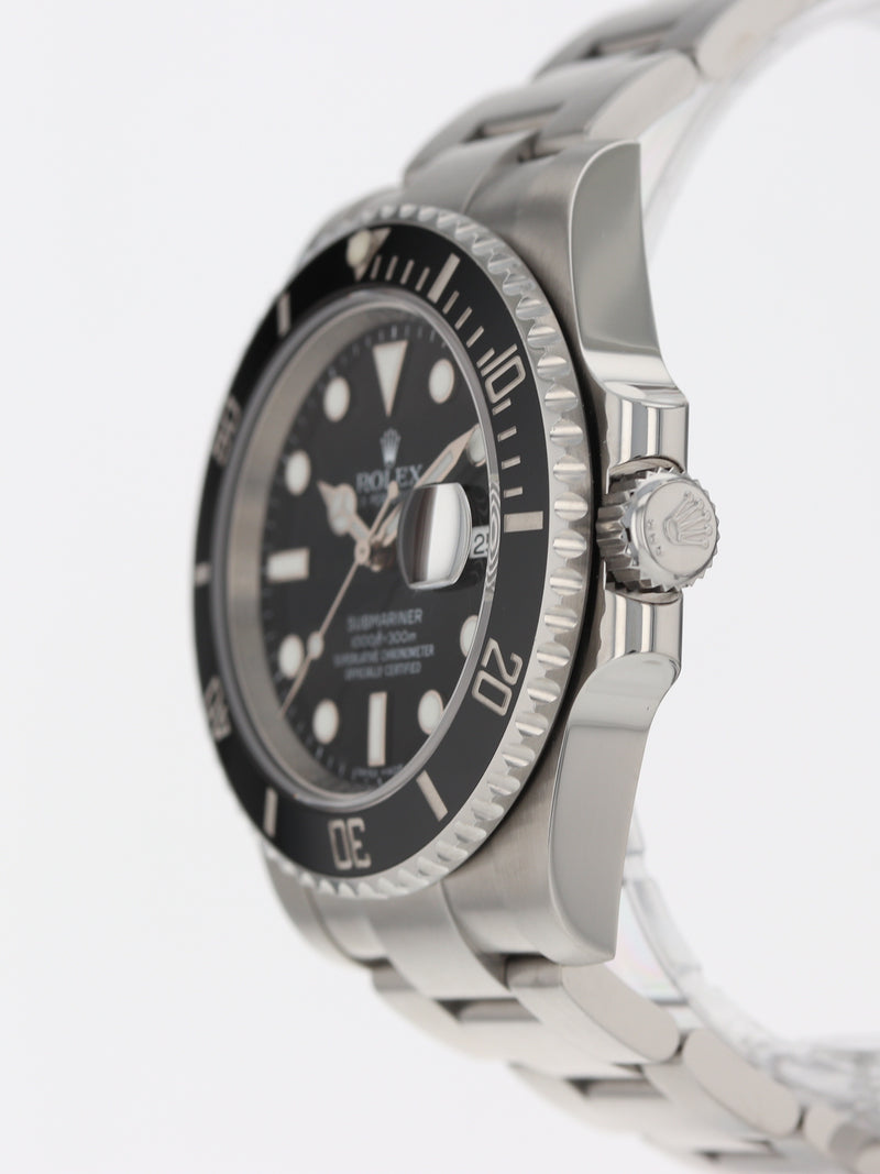 41011: Rolex Submariner 40, Ref. 116610LN, Box and 2016 Card with 2025 Service Card