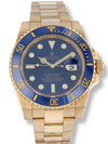 41015: Rolex Submariner 40, Ref. 116618LB, Full Set 2015