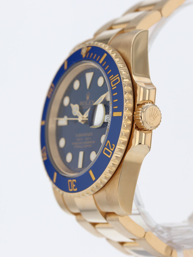 41015: Rolex Submariner 40, Ref. 116618LB, Full Set 2015