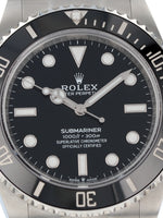 41016: Rolex Submariner "No Date", Ref. 124060, Full Set 2025 LIKE NEW