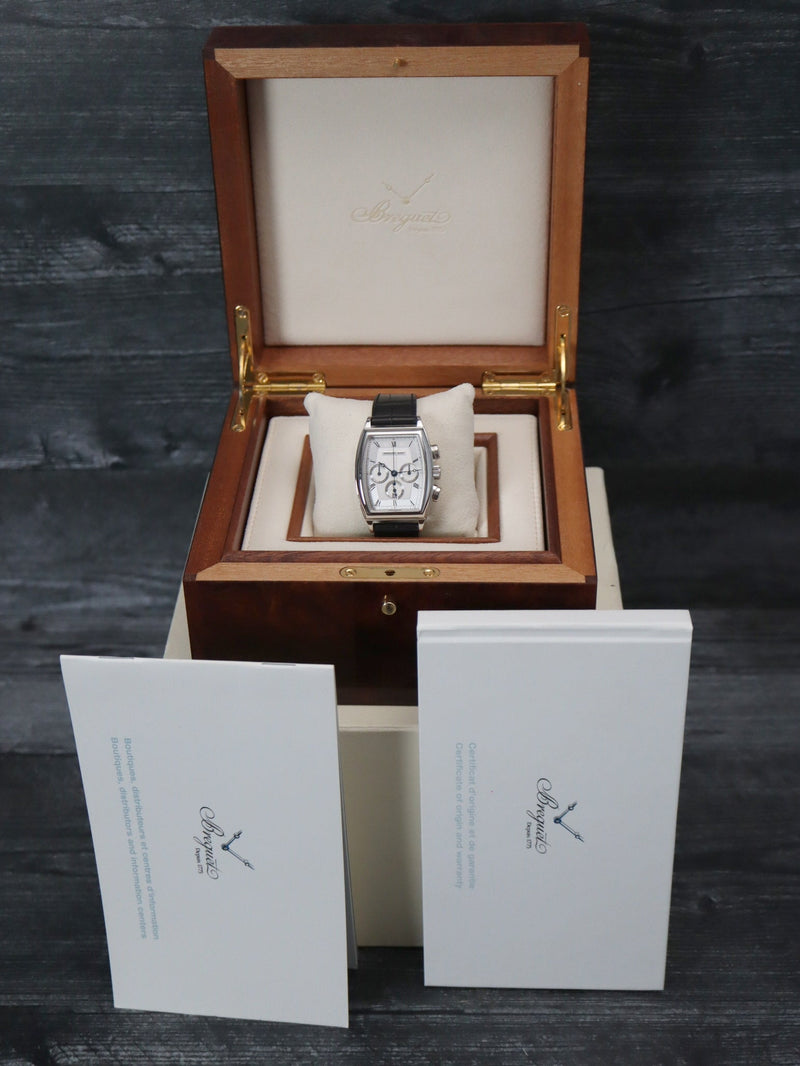 41022: Breguet Platinum Heritage Chronograph, Ref. 5460PT, Breguet Box
