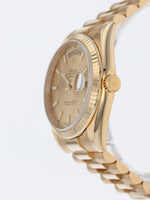 41033: Rolex 18k Yellow Gold President, Ref. 118238, Box and Card Circa 2007