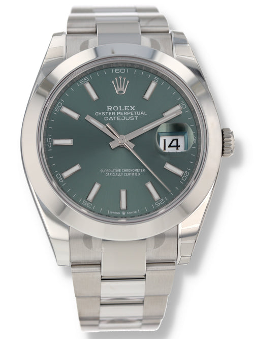 41037: Rolex Datejust 41, Ref. 126300, Full Set 2025 LIKE NEW