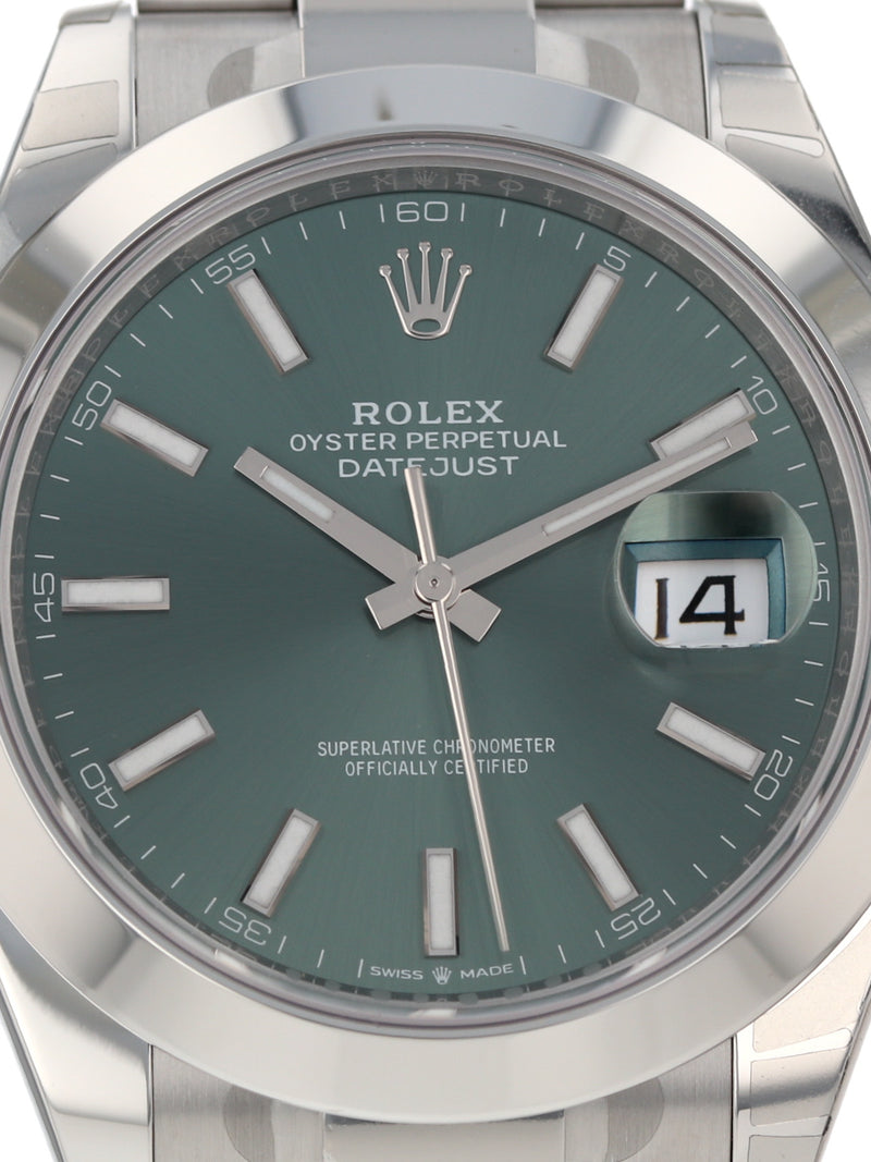 41037: Rolex Datejust 41, Ref. 126300, Full Set 2025 LIKE NEW