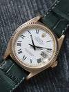 41040: Rolex 18k Yellow Gold Datejust 36, Ref. 16018, Circa 1980, Rare Buckley Dial