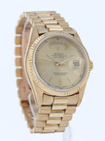 41042: Rolex 18k Yellow Gold President, Ref. 18238, Circa 1990