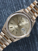 41042: Rolex 18k Yellow Gold President, Ref. 18238, Circa 1990