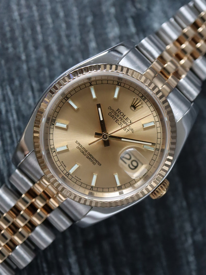 41051: Rolex Datejust 36, Ref. 116233, Box and Papers 2005