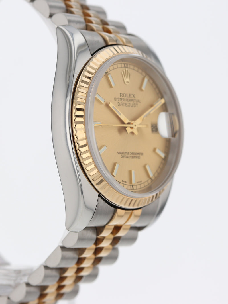 41051: Rolex Datejust 36, Ref. 116233, Box and Papers 2005