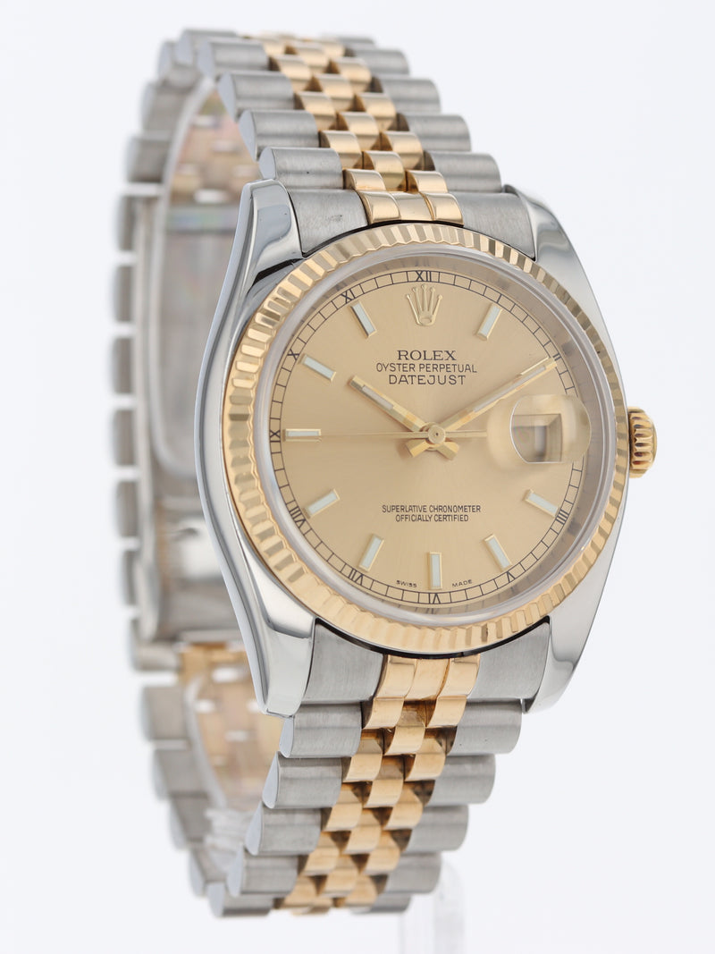 41051: Rolex Datejust 36, Ref. 116233, Box and Papers 2005
