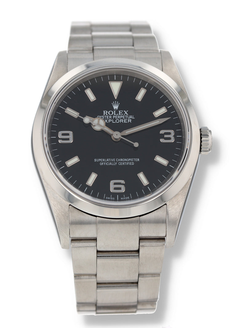 41052: Rolex Explorer 36, Ref. 114270, Box and Papers 2004