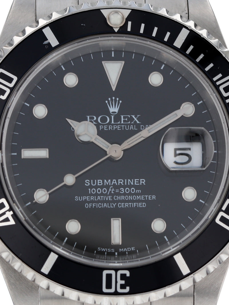 41054: Rolex Submariner, Ref. 16610, Circa 2002