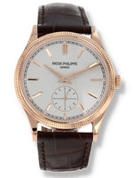 41056: Patek Philippe 18k Rose Gold Calatrava, Ref. 6119R-001, Box and Papers 2024