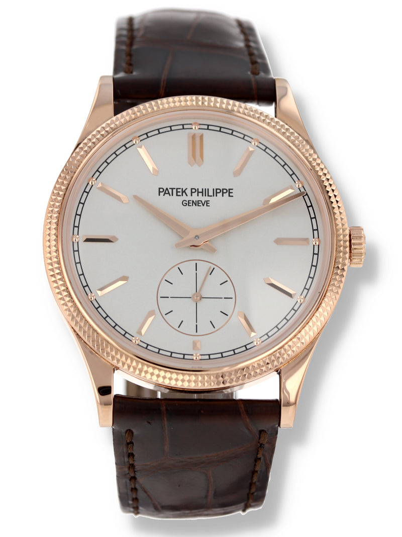 41056: Patek Philippe 18k Rose Gold Calatrava, Ref. 6119R-001, Box and Papers 2024