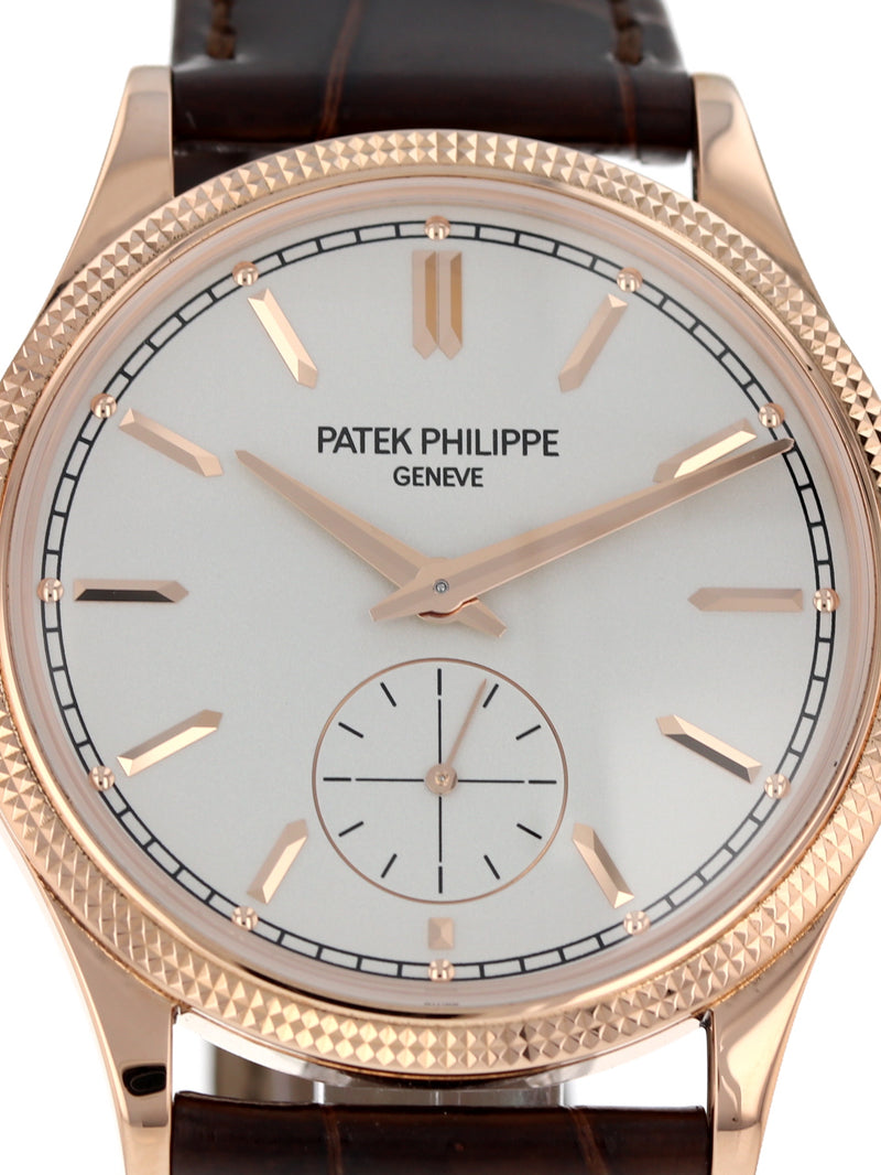 41056: Patek Philippe 18k Rose Gold Calatrava, Ref. 6119R-001, Box and Papers 2024