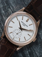 41056: Patek Philippe 18k Rose Gold Calatrava, Ref. 6119R-001, Box and Papers 2024