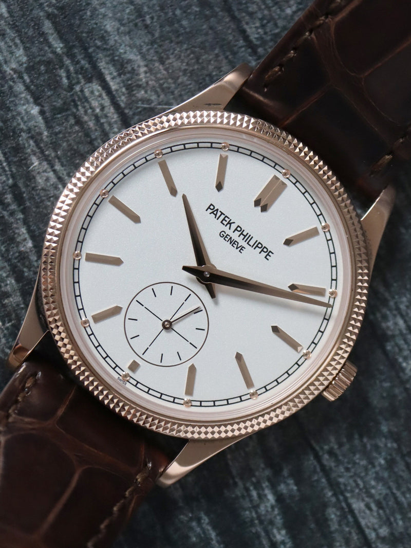 41056: Patek Philippe 18k Rose Gold Calatrava, Ref. 6119R-001, Box and Papers 2024