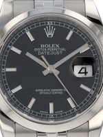 41063: Rolex Datejust 36, Ref. 116200, Box and 2016 Card