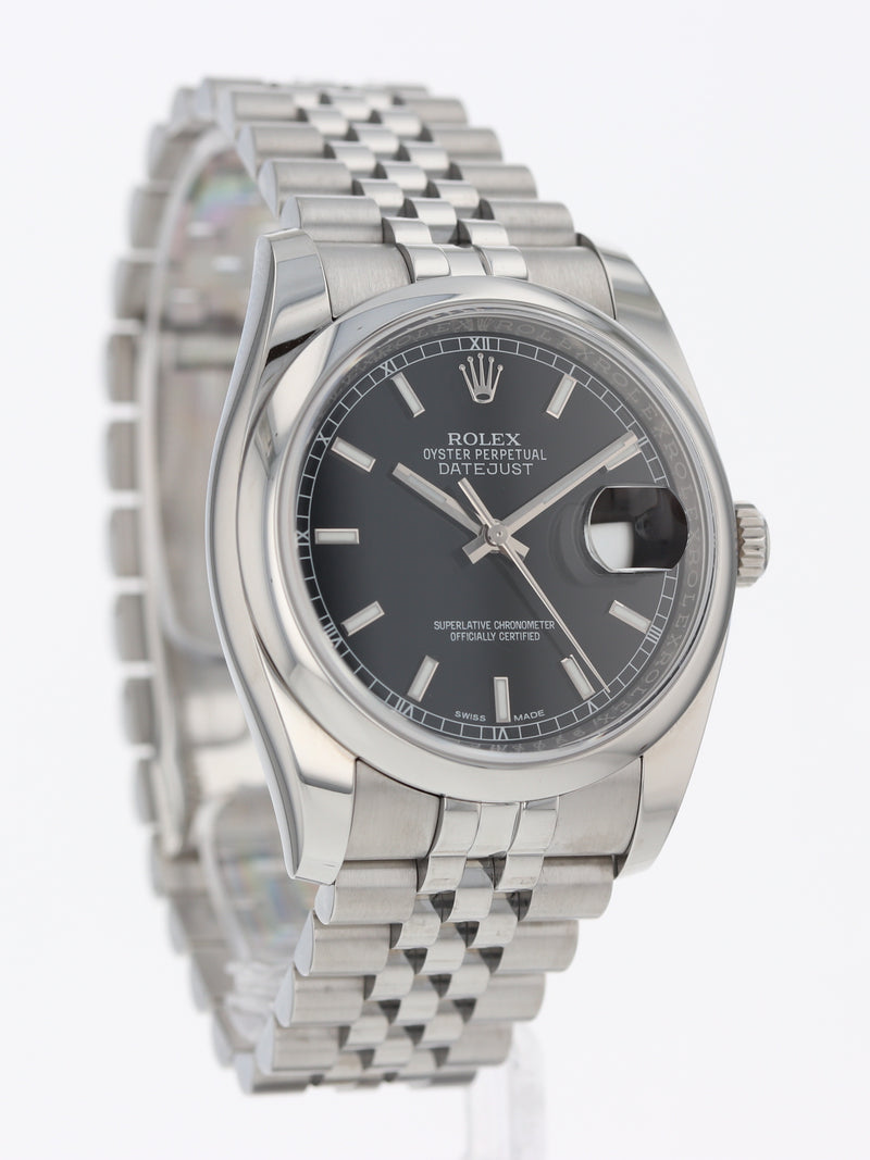 41063: Rolex Datejust 36, Ref. 116200, Box and 2016 Card