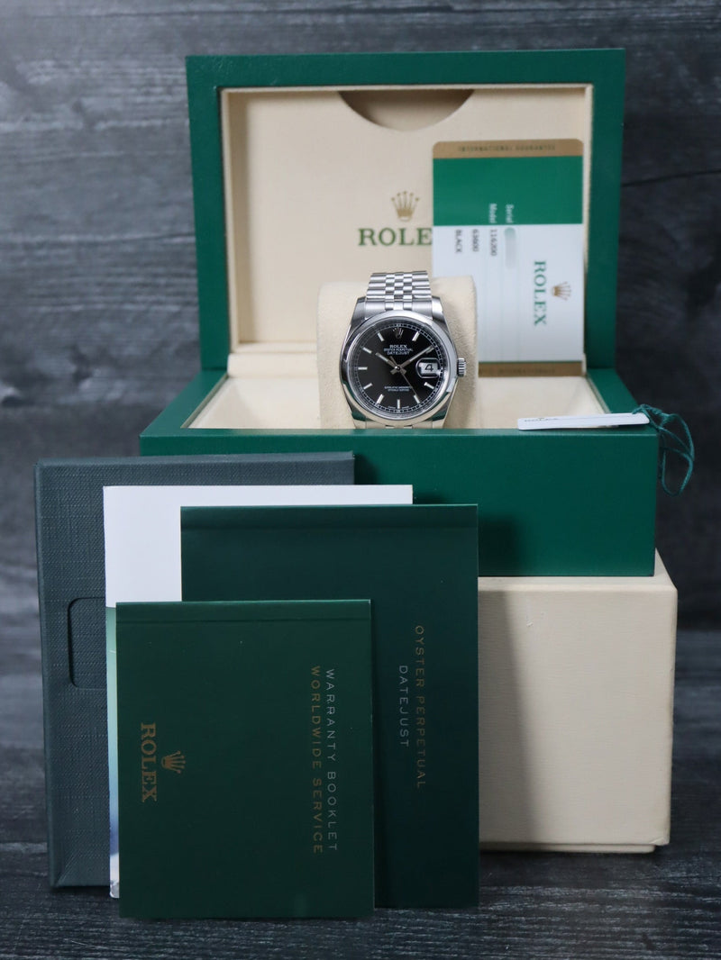 41063: Rolex Datejust 36, Ref. 116200, Box and 2016 Card