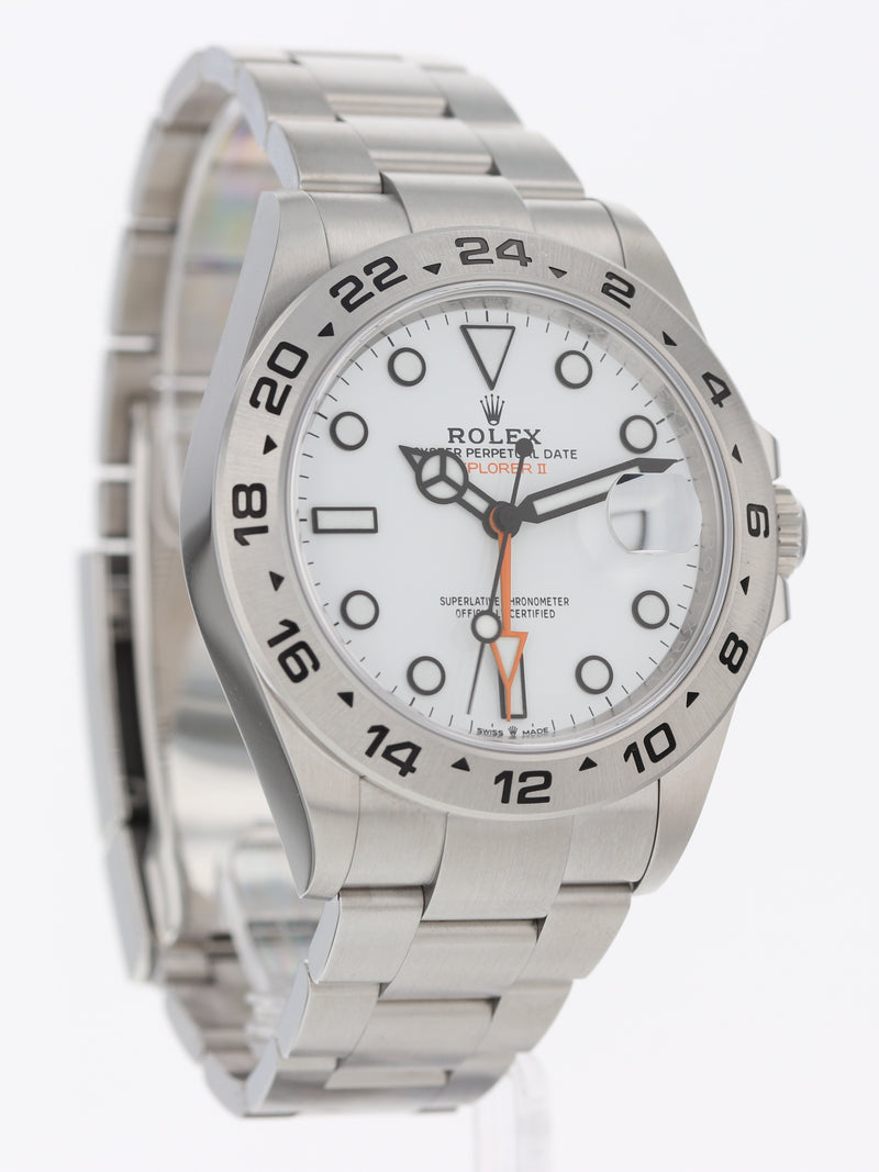 41066: Rolex Explorer II 42 "Polar", Ref. 226570, Box and 2024 Card