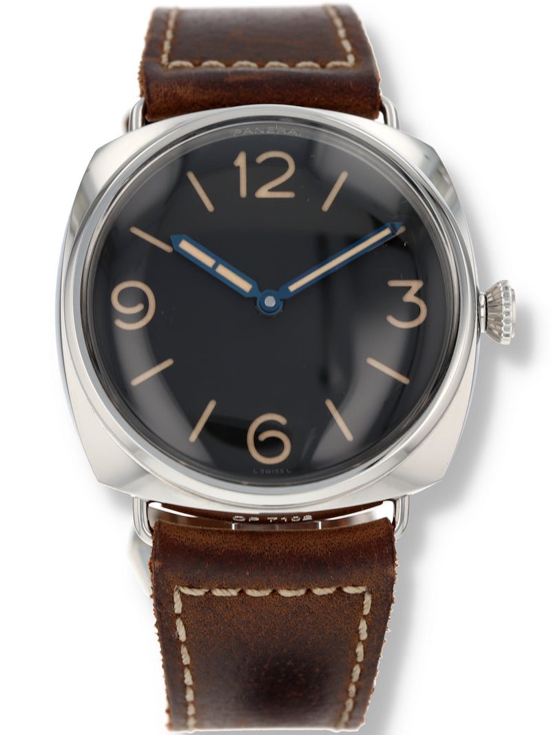 41067: Panerai Radiomir 3 Days Acciaio, Manual, PAM00721, Box and Papers 2019