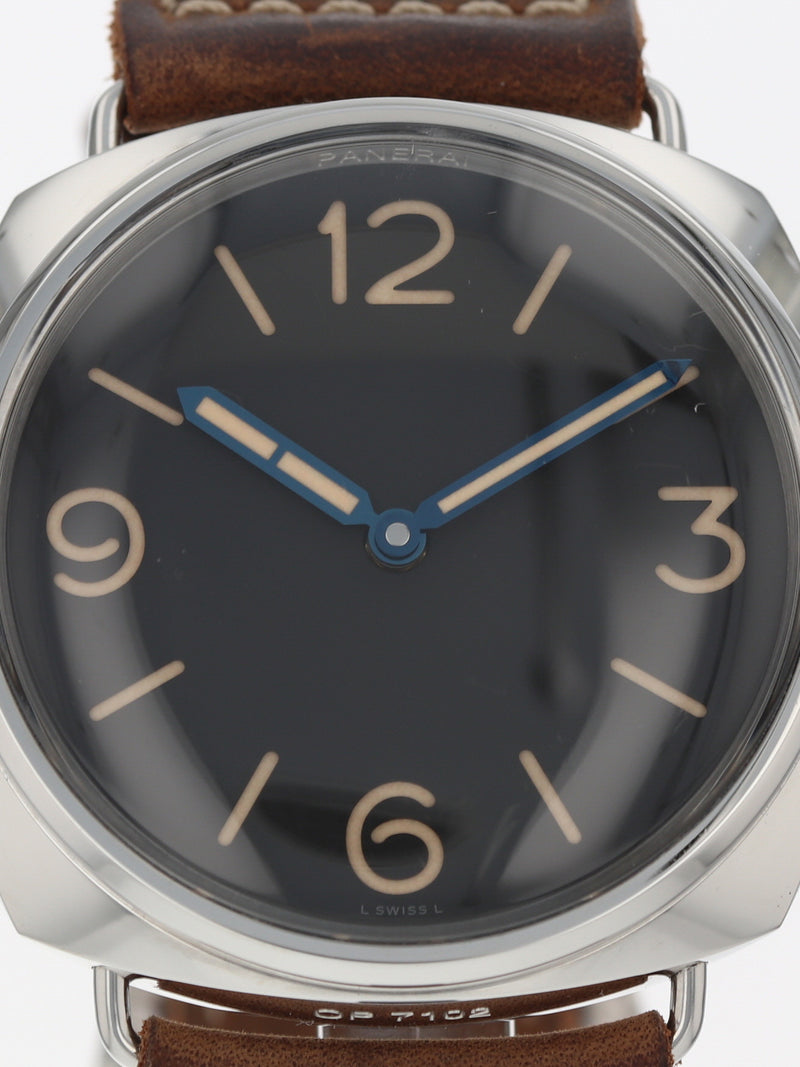 41067: Panerai Radiomir 3 Days Acciaio, Manual, PAM00721, Box and Papers 2019
