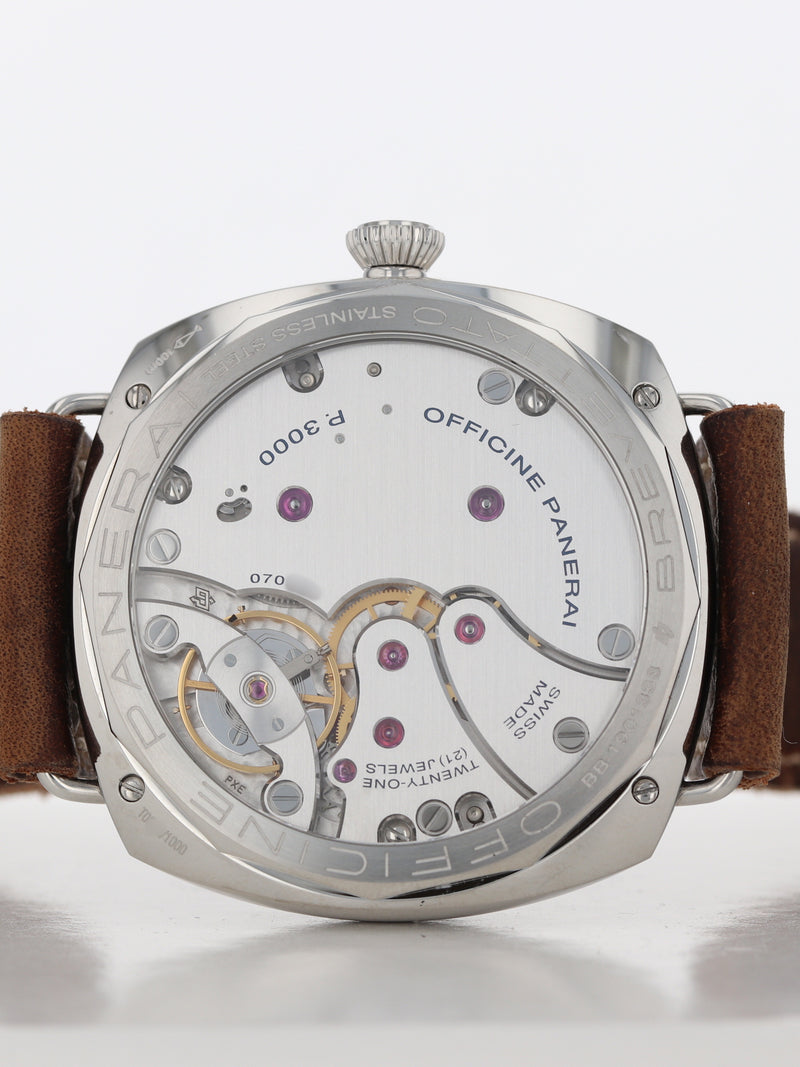 41067: Panerai Radiomir 3 Days Acciaio, Manual, PAM00721, Box and Papers 2019