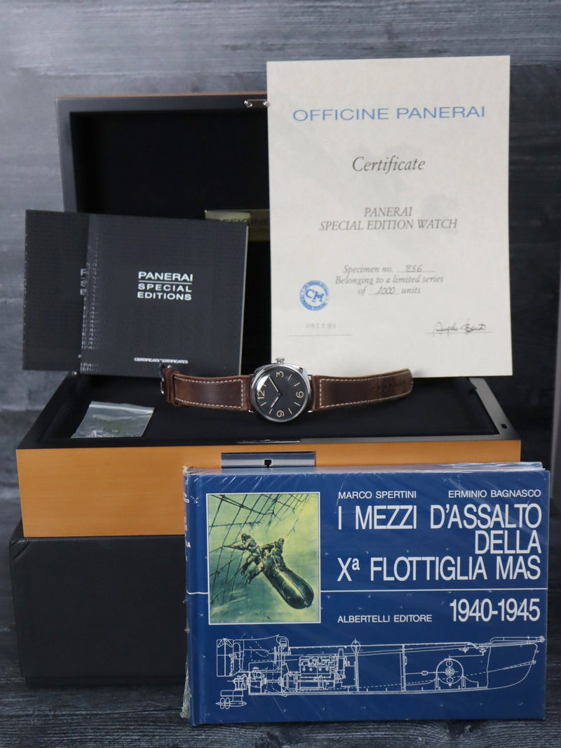 41067: Panerai Radiomir 3 Days Acciaio, Manual, PAM00721, Box and Papers 2019