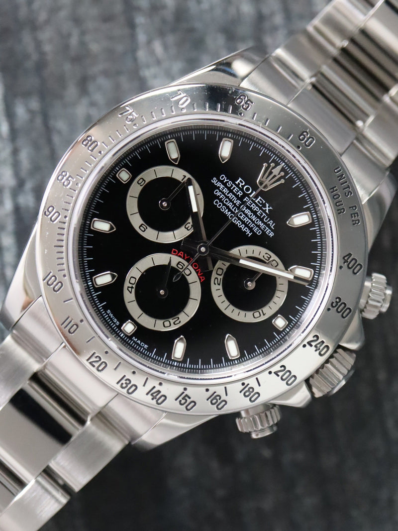 41085: Rolex Daytona, Ref. 116520, Circa 2004. Rolex 2025 Service