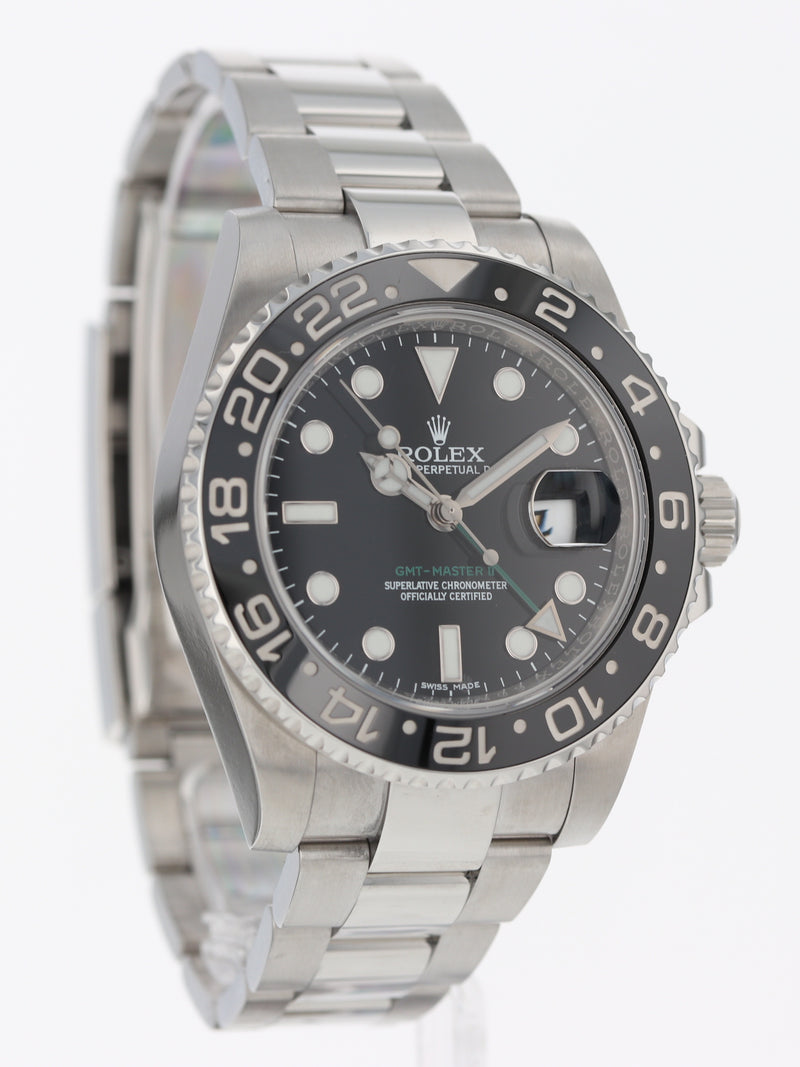 41086: Rolex GMT-Master II, Ref. 116710LN, Box and Card 2015