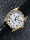 41090: Rolex 18k Day-Date, Ref. 18238, 2025 Service Card and Box