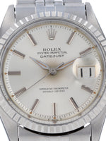 41101: Rolex Vintage Datejust 36, Ref. 1603/0, Circa 1965. Rolex box and service card 2025
