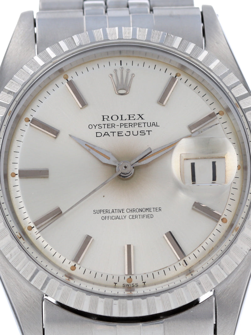 41101: Rolex Vintage Datejust 36, Ref. 1603/0, Circa 1965. Rolex box and service card 2025