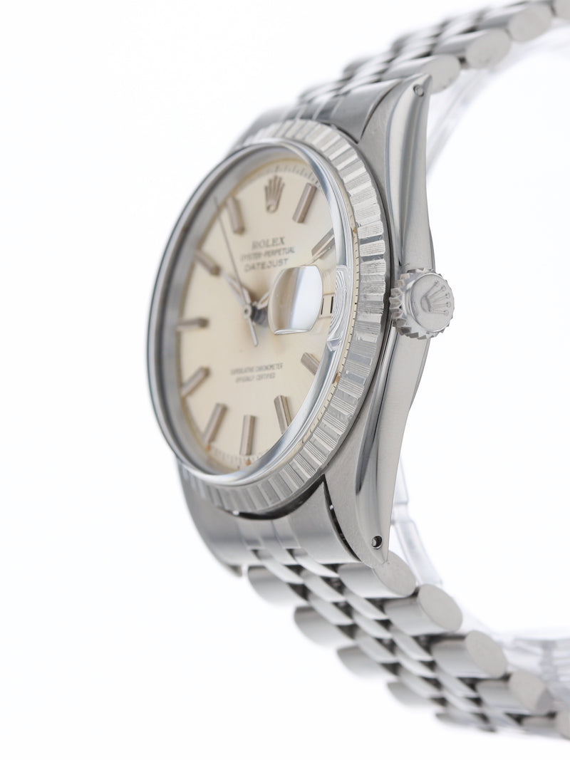 41101: Rolex Vintage Datejust 36, Ref. 1603/0, Circa 1965. Rolex box and service card 2025