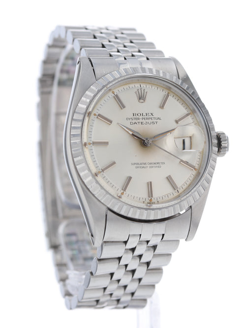 41101: Rolex Vintage Datejust 36, Ref. 1603/0, Circa 1965. Rolex box and service card 2025