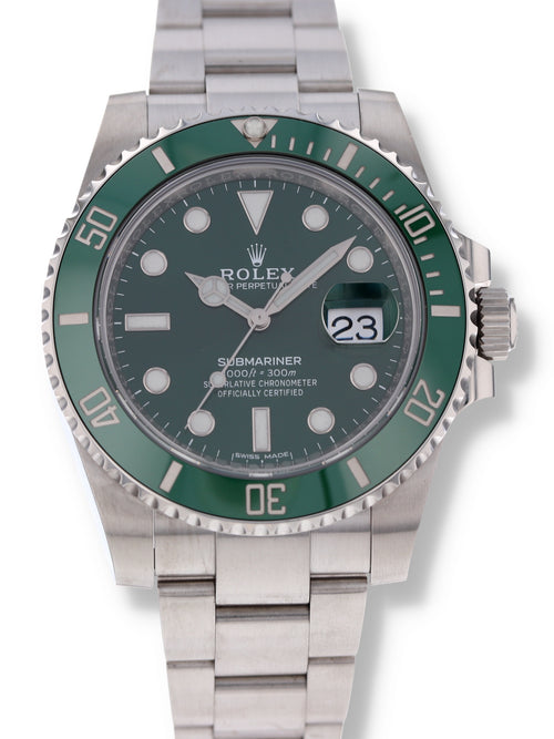 41112: Rolex Submariner "Hulk", Ref. 116610LV, Full Set 2019