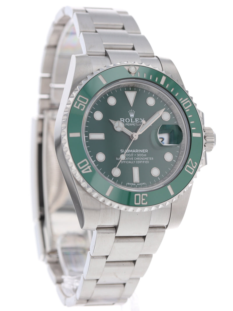 41112: Rolex Submariner "Hulk", Ref. 116610LV, Full Set 2019