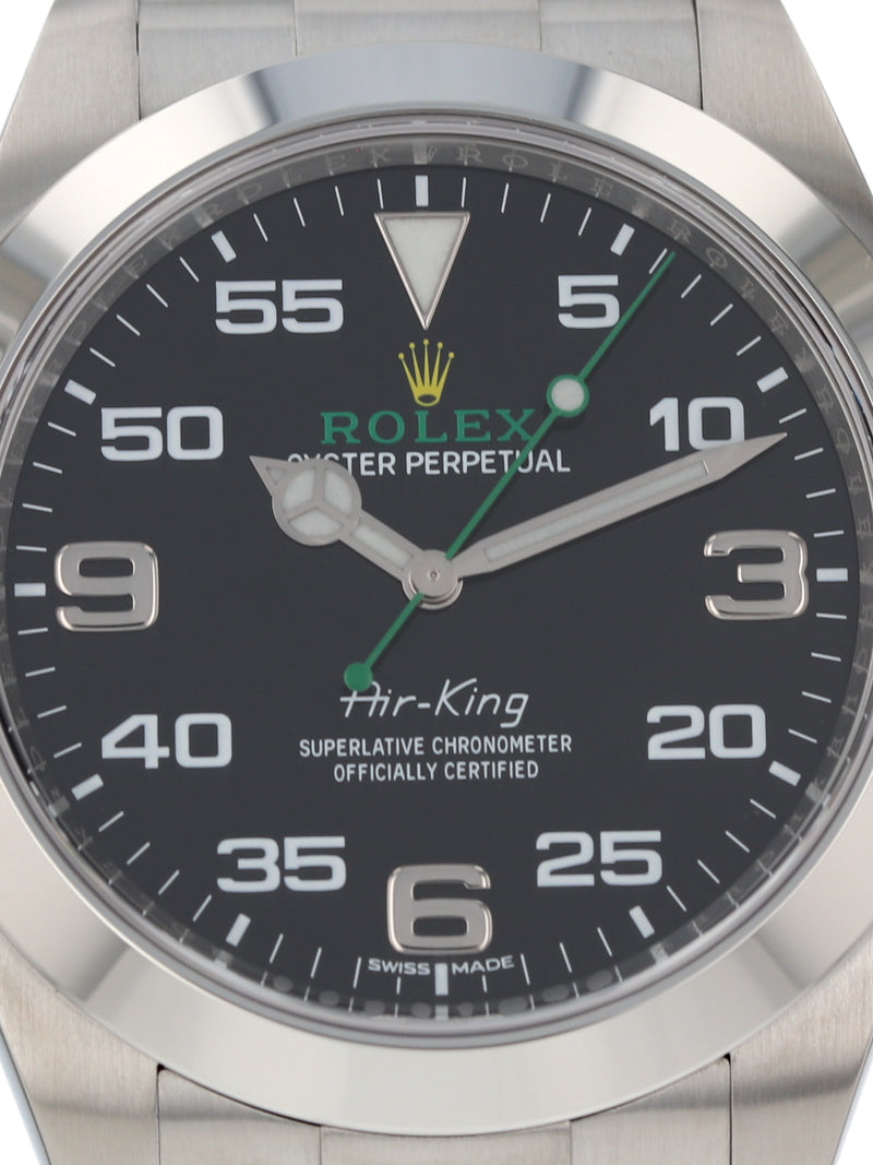 41124: Rolex Air-King 40mm, Ref. 116900, Full Set 2019