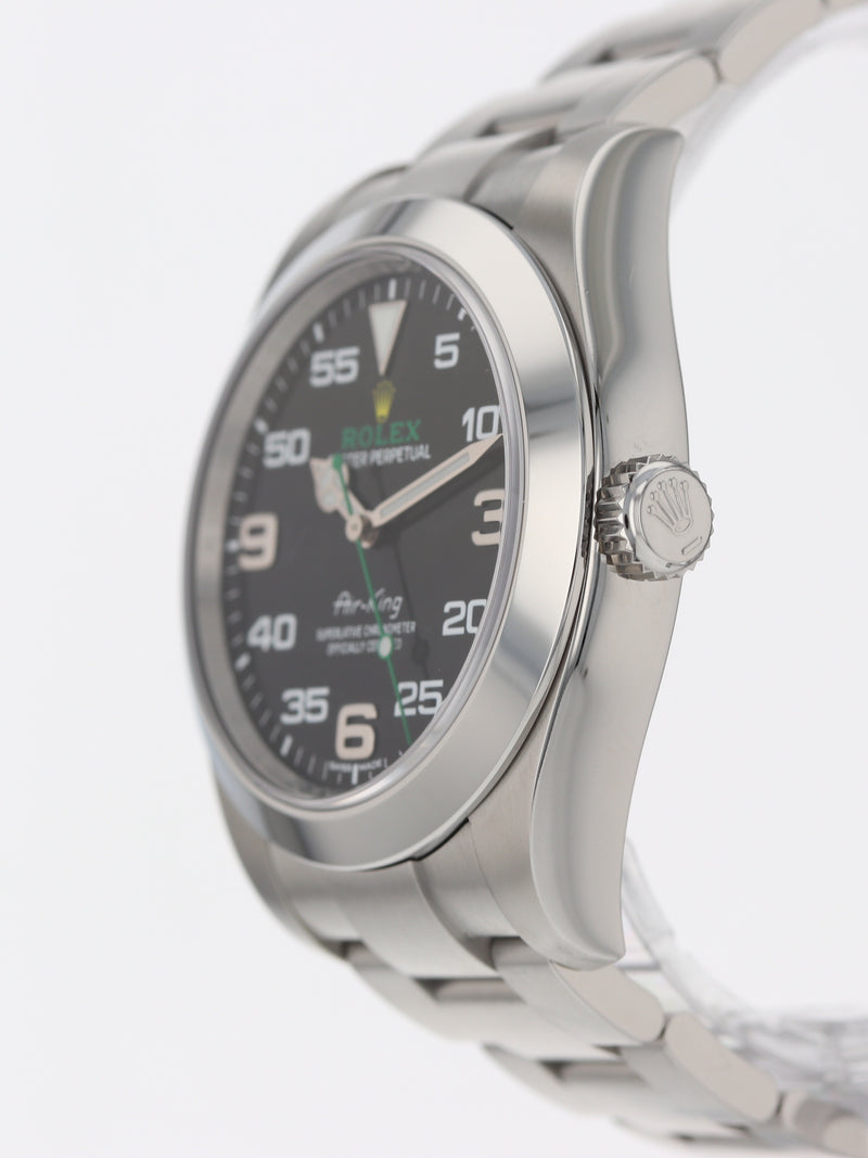41124: Rolex Air-King 40mm, Ref. 116900, Full Set 2019