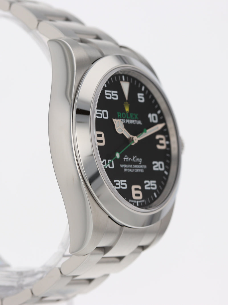 41124: Rolex Air-King 40mm, Ref. 116900, Full Set 2019
