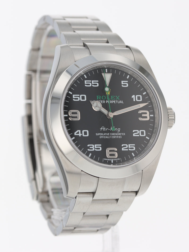 41124: Rolex Air-King 40mm, Ref. 116900, Full Set 2019