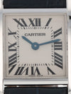 41127: Cartier 18k White Gold Ladies Tank Francaise, Quartz