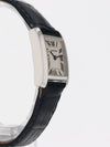 41127: Cartier 18k White Gold Ladies Tank Francaise, Quartz