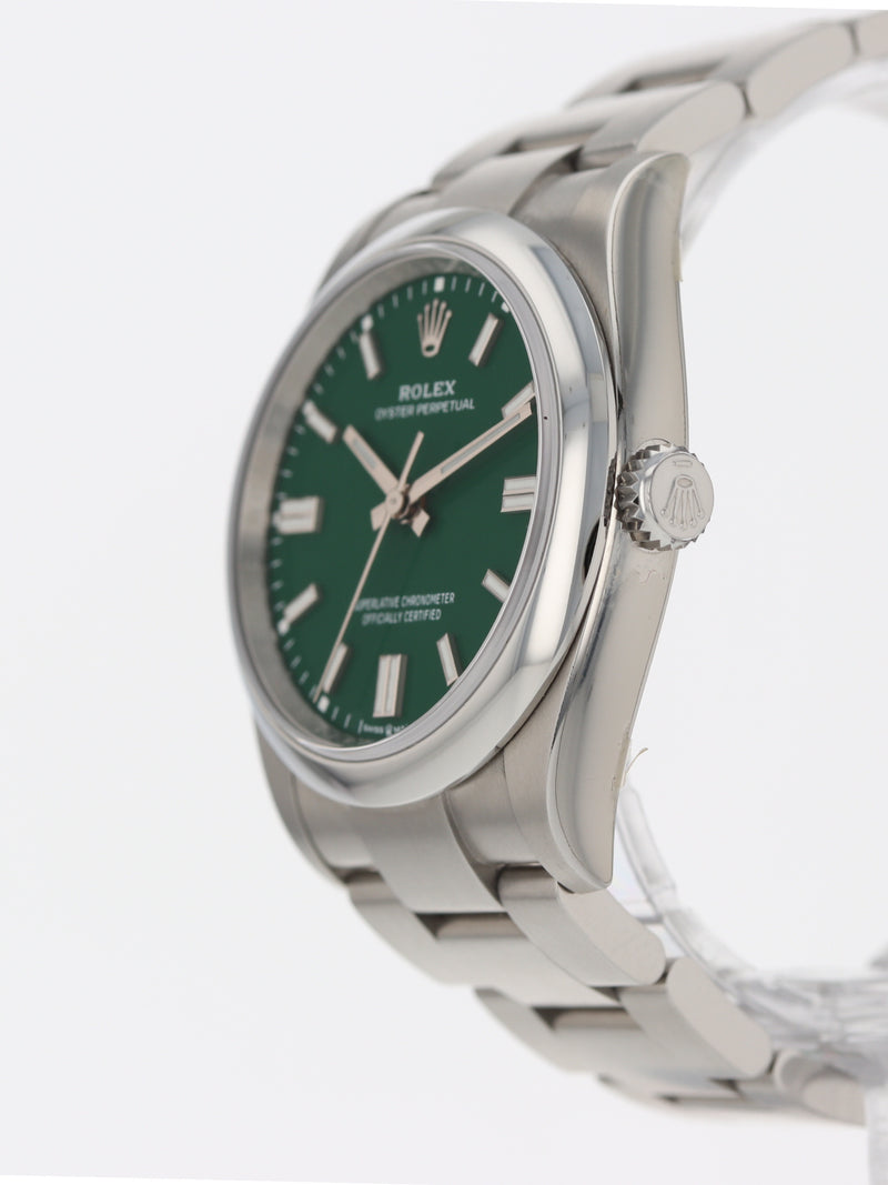 41146: Rolex Oyster Perpetual 36, Ref. 126000, Full Set 2022, NEW OLD STOCK